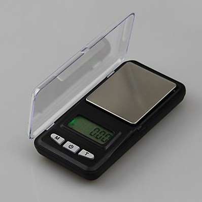 cheap Kitchen &amp; Dining-Mini Electronic Scales Max 500g Accuracy 0.01g Rectangular Box Model
