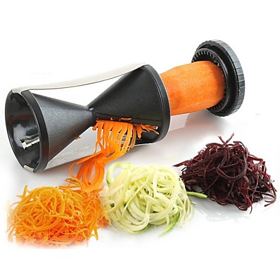 cheap Kitchen &amp; Dining-Vegetable Spiral Slicer Peeler Cutter Carrot Cucumber Spiralizer Kitchen Tools