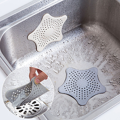 cheap Kitchen &amp; Dining-Home Plain Hair Filter Kitchen Filter Bathroom Bathtub Sewer Clogging Floor Drain