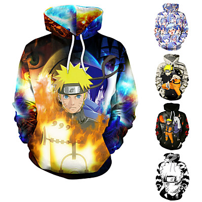 cheap Everyday Cosplay Anime Hoodies &amp; T-Shirts-Inspired by Naruto My Hero Academia / Boku No Hero Cosplay Costume Hoodie Deku Print Polyster Hoodie Printing For Men&#039;s / Women&#039;s