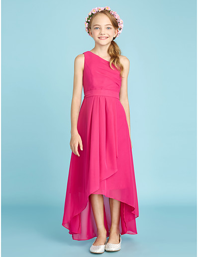 One Shoulder Junior Bridesmaid Dresses