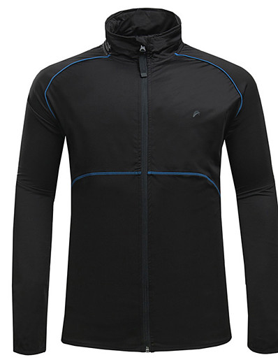 cheap Sportswear-Men&#039;s Cycling Jacket Bike Top Windproof Sports Black Mountain Bike MTB Road Bike Cycling Clothing Apparel Bike Wear