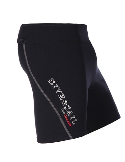 cheap Surfing, Diving &amp; Snorkeling-Men&#039;s 1.5mm Wetsuit Shorts Bottoms Thermal Warm Quick Dry Solid Colored Swimming Diving Surfing Summer / Neoprene