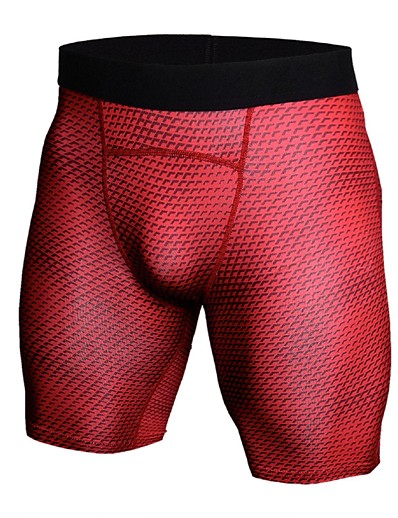 cheap Sportswear-YUERLIAN Men&#039;s Sports &amp; Outdoor Compression Shorts Shorts Compression Clothing Briefs Spandex Fitness Gym Workout Exercise Winter Plus Size Fast Dry Anatomic Design Breathability Sport Camo / Summer