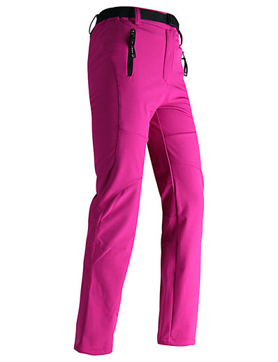 cheap Sportswear-Women&#039;s Fleece Lined Pants Hiking Pants Trousers Winter Outdoor Fleece Thermal Warm Pants / Trousers Purple Red Fuchsia Grey Green Skiing Fishing Hiking S M L XL XXL / Stretchy