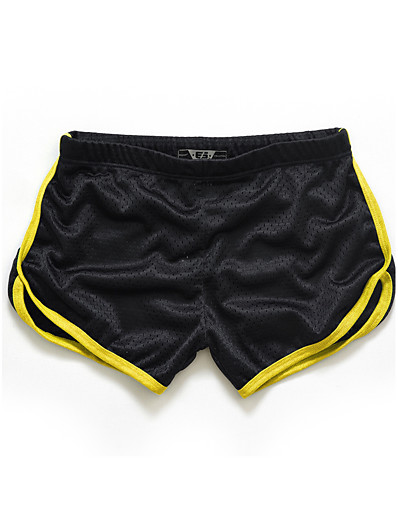 cheap Men-Men&#039;s Sporty Shorts Short Pants Sports Color Block Pink / pink Wine red / Winered Black Green Royal Blue M L XL XXL / Summer
