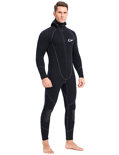 cheap Sportswear-YON SUB Men&#039;s Women&#039;s 3mm Full Wetsuit Diving Suit SCR Neoprene Micro-elastic Thermal Warm UPF50+ Anatomic Design Front Zip Long Sleeve - Solid Color Swimming Diving Surfing Scuba Autumn / Fall