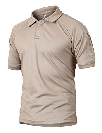 cheap Sportswear-Men&#039;s T shirt Hiking Tee shirt Hunting T-shirt Tee shirt Shirt Polo Shirts T Shirt Outdoor Summer Breathable Quick Dry Sweat-Wicking Wear Resistance Cotton Green Ruins ACU CP Camping / Hiking Hunting
