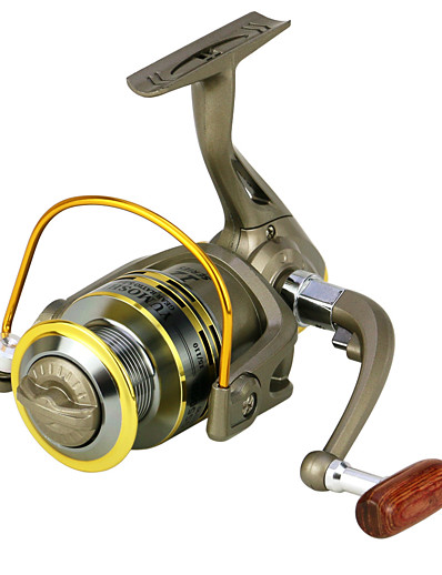 cheap Sportswear-Fishing Reel Spinning Reel 5.2:1 Gear Ratio 12 Ball Bearings Ultra Light (UL) for Sea Fishing / Freshwater Fishing / Trolling &amp; Boat Fishing / Hand Orientation Exchangable