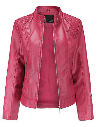hesapli Blazerlar-Kadın&#039;s Ceketler Modern Tarz Tek Renk Günlük Ceket Sevgililer Günü Tüm Mevsimler Normal Ceketler Siyah