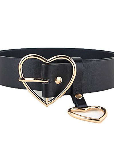 cheap Belt-Women&#039;s Waist Belt Gold Silver Party Wedding Street Daily Belt Pure Color / Fall / Winter / Spring / Summer / Alloy