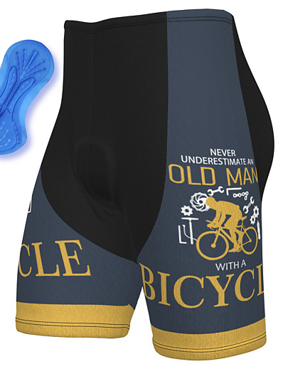 hesapli Bisiklet-21Grams® Erkek Yaz Bisiklet Şortları Splandeks Polyester Bisiklet 3D Pet Nefes Alabilir Hızlı Kuruma Şort Pantolonlar Pedli Şortlar Spor Dalları Açık Mavi / Pembe / Yonca Dağ Bisikletçiliği Yol