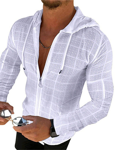 cheap Men-Men&#039;s Shirt Floral V Neck Casual Daily Short Sleeve Drawstring Tops Casual Fashion Breathable Comfortable Green White Black
