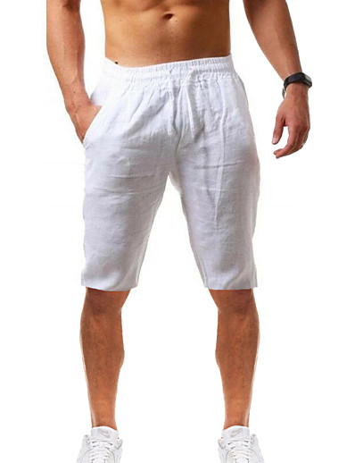 cheap Men&#039;s Pants &amp; Shorts-Men&#039;s Shorts Sporty Shorts Short Pants Micro-elastic Sports Solid Color Mid Waist Sports Navy ArmyGreen Blue Wine Black M L XL XXL 3XL / Spring / Summer