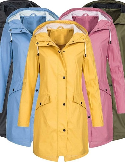cheap Sportswear-Women&#039;s Spandex Hoodie Jacket Hiking Jacket Outdoor UV Sun Protection Windproof Lightweight Wear Resistance Solid Color Full Zip Outerwear Coat Parka Hunting Fishing Climbing Pink Blue Yellow Green
