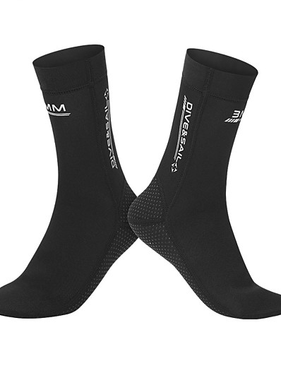 cheap Surfing, Diving &amp; Snorkeling-Dive&amp;Sail Men&#039;s Women&#039;s 3mm Water Socks Neoprene Swimming Diving Surfing Snorkeling Scuba Warm Quick Dry Reduces Chafing - for Adults