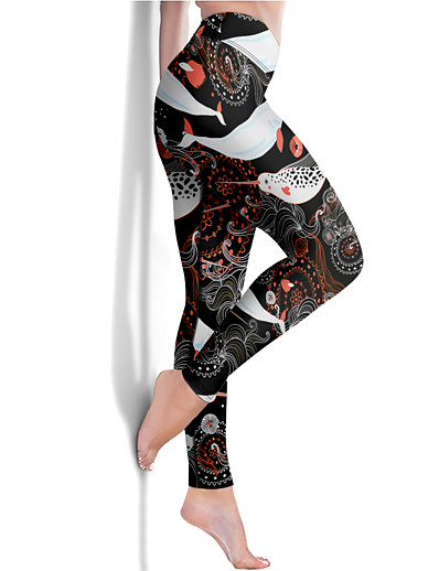 cheap Sportswear-21Grams® Women&#039;s Yoga Pants High Waist Tights Leggings Tummy Control Butt Lift Black Yoga Fitness Gym Workout Winter Summer Sports Activewear High Elasticity / Athletic / Athleisure