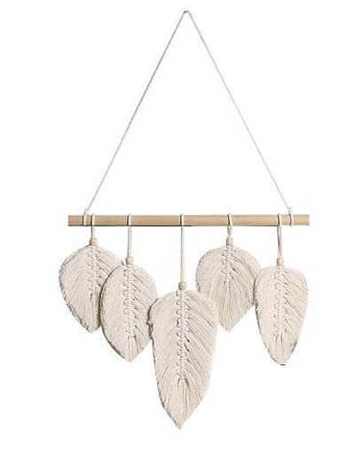 cheap Basic Collection-Dream Catcher Ornaments Hand-woven Wall Hanging Decor Art Tassel Leaves Home Pendant