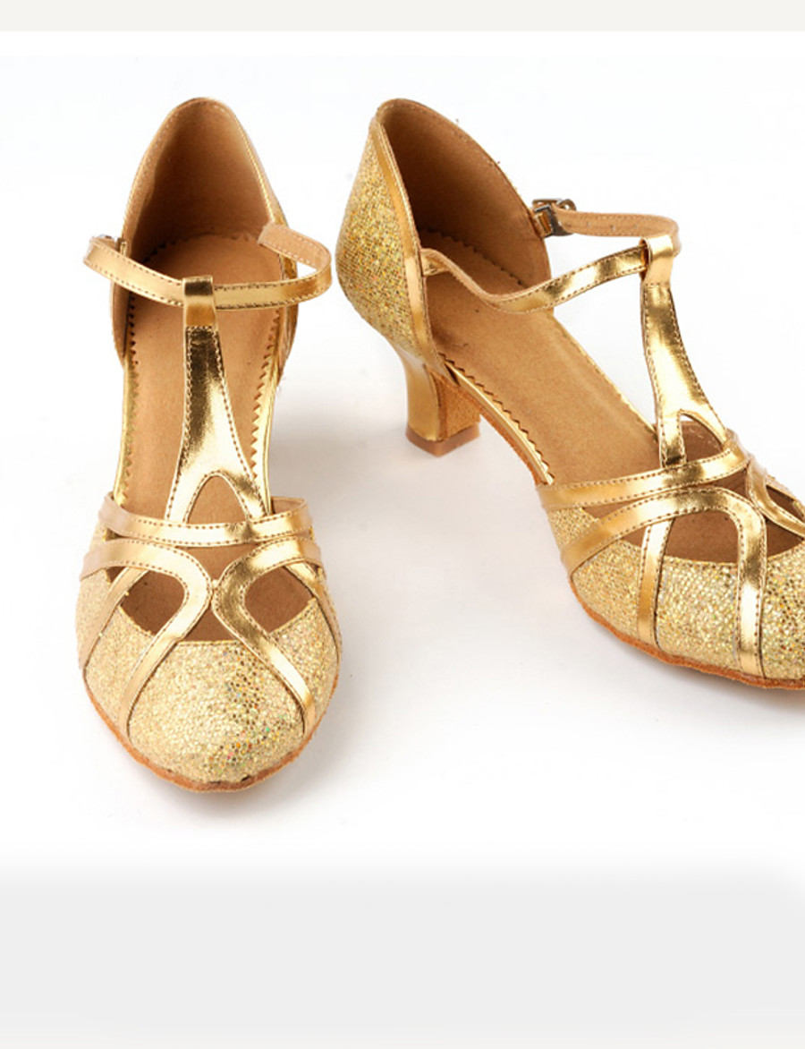 Women�s Modern Shoes / Ballroom Shoes Satin Buckle Heel Women�s Modern Shoes / Ballroom Shoes Satin Buckle Heel