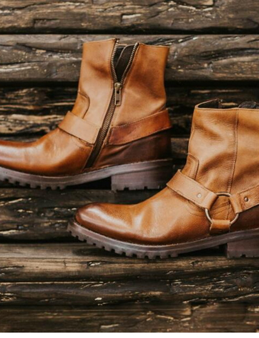 Men�s Boots Cowboy Western Boots Work Boots Vintage