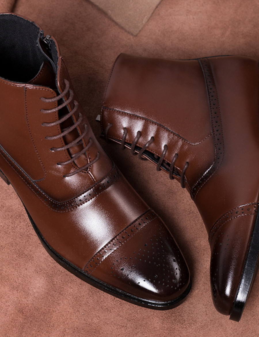 Men�s Boots Combat Boots Work Boots Daily Walking Shoes PU