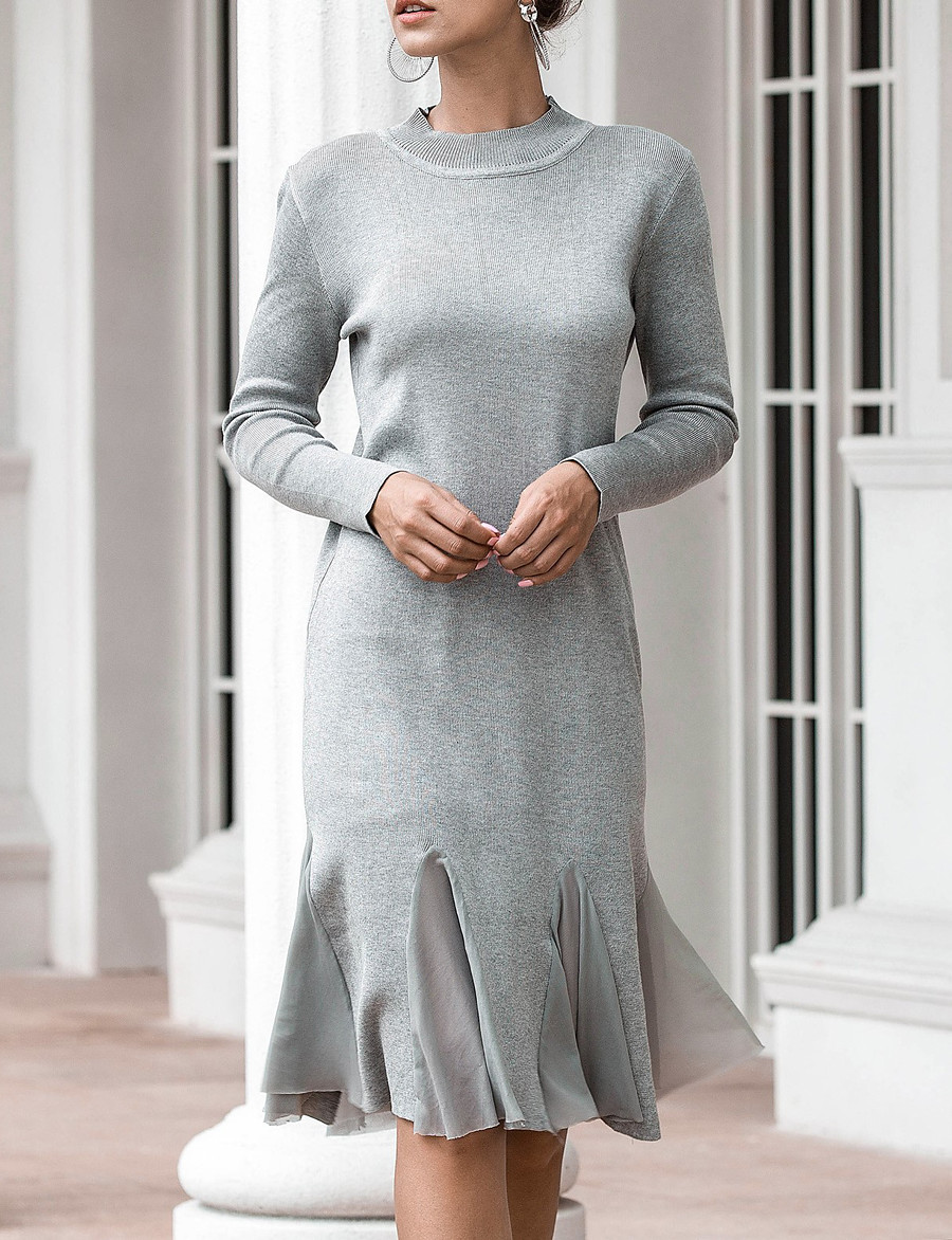 hoodie dress knee length