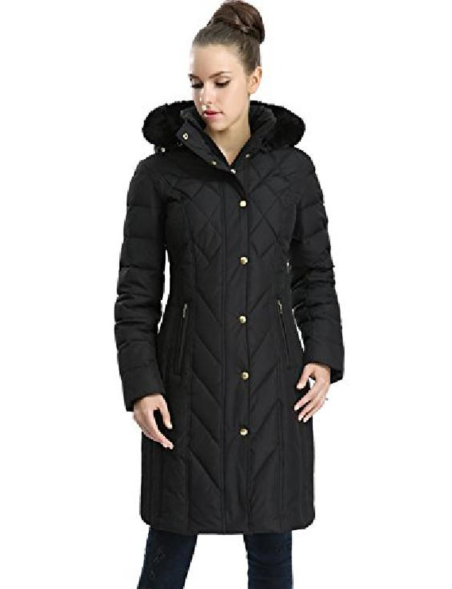 women's addi waterproof down parka coat black plus size 2x 8154351 2021 ...