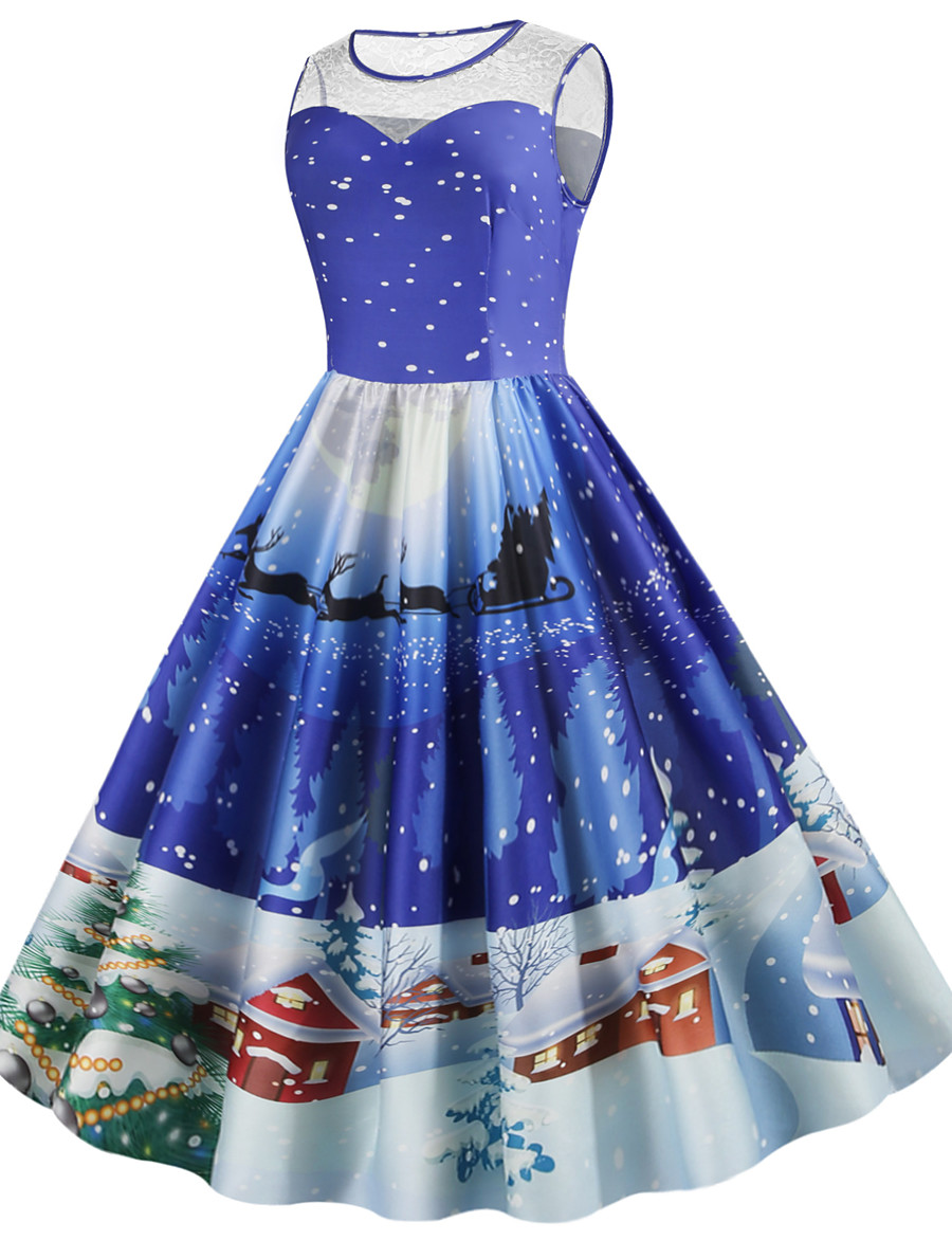 Kleid Herbst Blau Kleid Herbst Blau