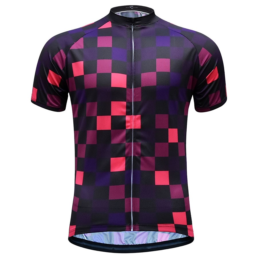 Download JESOCYCLING Men's Short Sleeve Cycling Jersey Black Bike ...