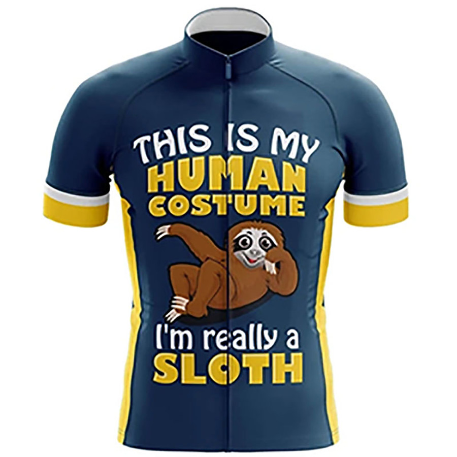 sloth cycling team jersey