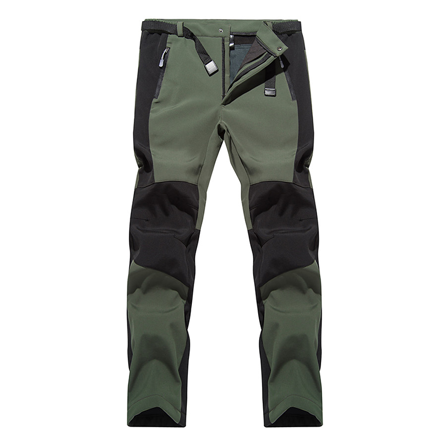 Men's Hiking Pants Trousers Winter Outdoor Thermal Warm ...