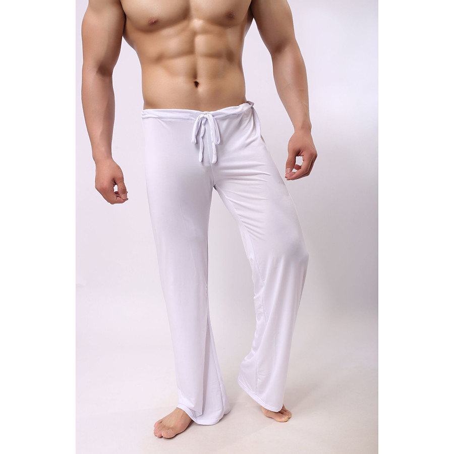 Men's Yoga Pants Drawstring Pants / Trousers Bottoms Quick Dry