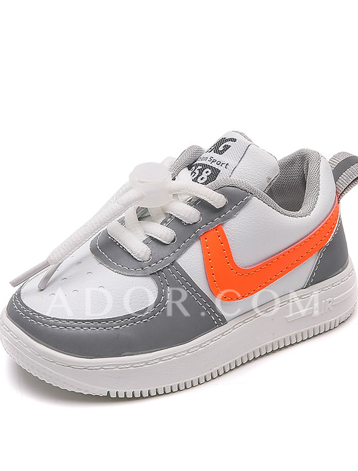 boys athletic shoes on Boys Girls Trainers Athletic Shoes Comfort Pu Little Kids 4 7ys Athletic Daily White Black Gray Fall Spring 8521841 2021 24 99