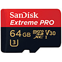 hesapli Akıllı Saatler-SanDisk 64GB Micro SD kart TF Kart hafıza kartı UHS-I U3 / Sınıf 10 / V30 Extreme PRO
