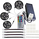 economico Strisce LED-20m rgb 5050 smd luci di striscia led 44 telecomando 12v 10a alimentatore ip44
