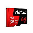 baratos Cartões Micro SD/TF-Netac 64GB cart&amp;atilde;o de mem&amp;oacute;ria UHS-I U3 / V30 P500pro