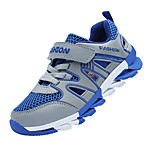 Para Meninos Arrastão / Tule Tênis Little Kids (4-7 anos) / Big Kids (7 anos +) Conforto Velcro Azul Escuro / Cinzento Escuro / Azul Real Primavera Verão / Estampa Colorida / Borracha