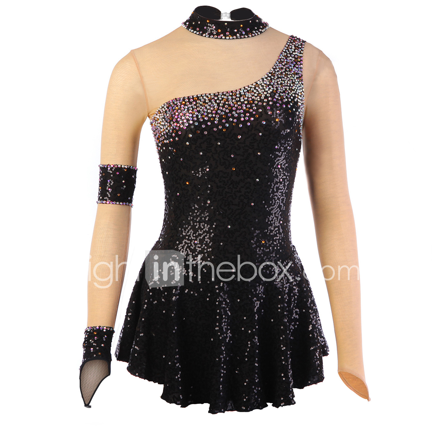 Mondor 600 Long Sleeve Shiny Nylon Figure Skating Dress – PSH Sports