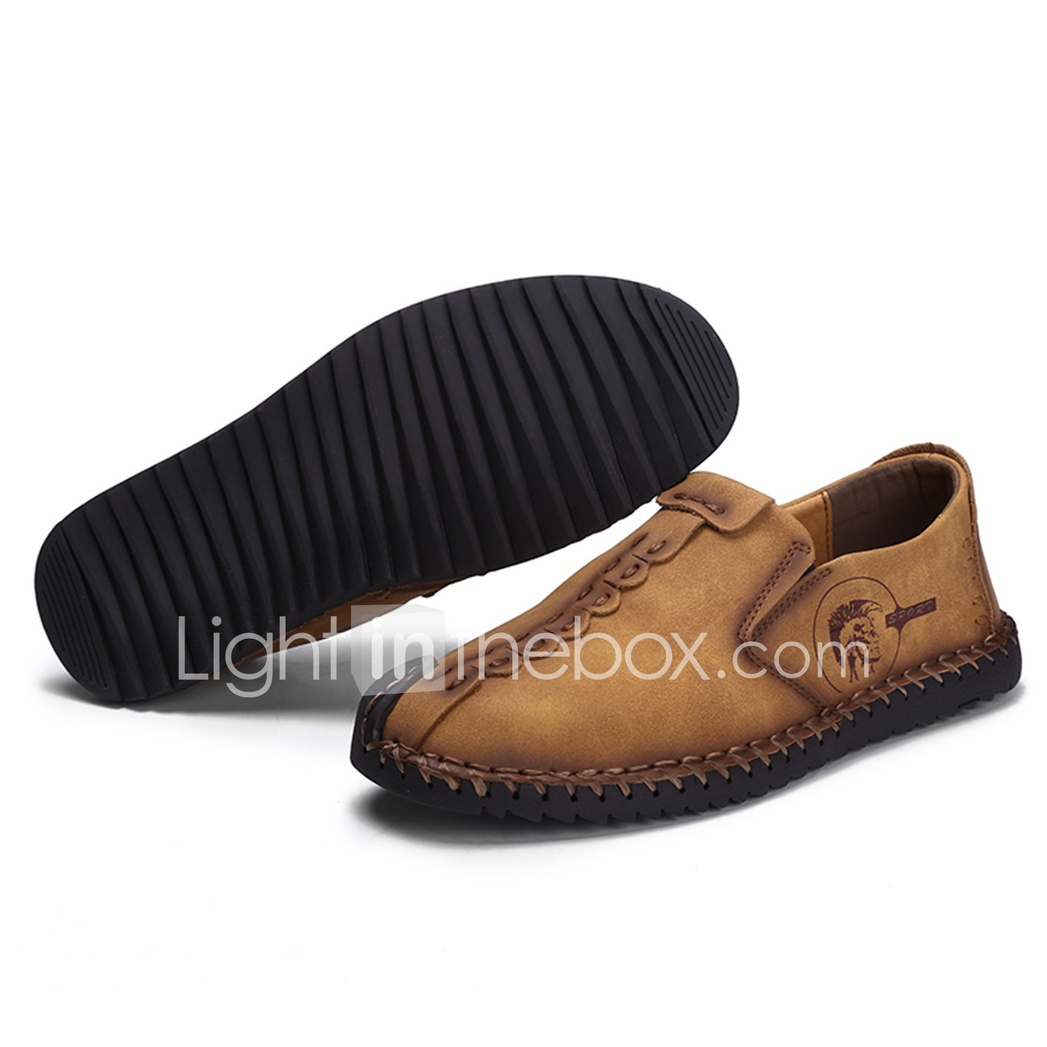 Shoes Men's Loafers & Slip-Ons Spring/Summer Comfort Cowhide Casual Flat Heel Black/Brown/Yellow Walking (Color : A Size : 42) Shoes Men's Loafers & Slip-Ons Spring/Summer Comfort Cowhide Casual Flat Heel Black/Brown/Yellow Walking (Color : A Size : 42)
