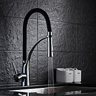 Sprinkle® Kitchen Faucets  ,  Transitional  with  Chrome Single Handle One Hole  ,  Feature  for Pull out