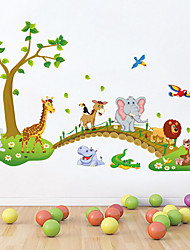 Недорогие -Животные Натюрморт Мультипликация Наклейки Простые наклейки Декоративные наклейки на стены, Винил Украшение дома Наклейка на стену Стена