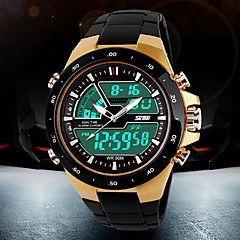 SKMEI Homme Montre de Sport Montre Bracelet Montre numérique Quartz Numérique Quartz Japonais Noir 30 m Etanche Alarme Calendrier Analogique-Numérique Mode - Blanc Noir Rouge Deux ans Autonomie de la SKMEI Homme Montre de Sport Montre Bracelet Montre numérique Quartz Numérique Quartz Japonais Noir 30 m Etanche Alarme Calendrier Analogique-Numérique Mode - Blanc Noir Rouge Deux ans Autonomie de la