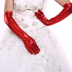 Spandex Polyester Elbow Length Glove Classical Bridal Gloves Party/ Evening Gloves With Solid Spandex Polyester Elbow Length Glove Classical Bridal Gloves Party/ Evening Gloves With Solid