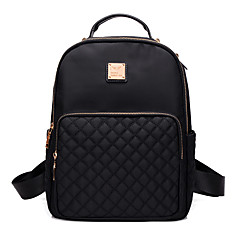 Naisten Kassit Nylon Suojus / Backpack Yhtenäinen Musta Naisten Kassit Nylon Suojus / Backpack Yhtenäinen Musta