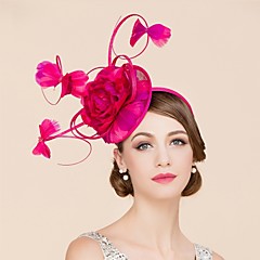 Flax Party Headpieces Search Lightinthebox Flax Feather Fascinators Hats With 1 Wedding Special Occasion Casual Headpiece