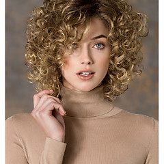 women s fashion gold blonde mix short curly synthetic wigs for women women s fashion gold blonde mix short curly synthetic wigs for women