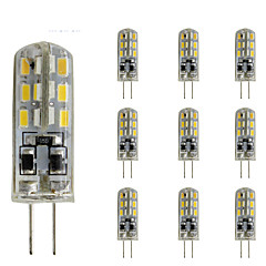 10 stks 1.5 w slanke g4 led crystal bulb bi-pin 24 smd 3014 dc 12 v groen blauw rood licht 10 stks 1.5 w slanke g4 led crystal bulb bi-pin 24 smd 3014 dc 12 v groen blauw rood licht