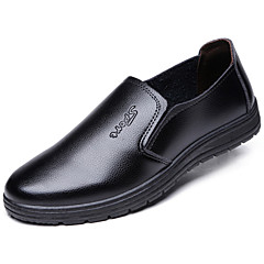 Men's Dress Loafers Leather Spring / Fall Comfort Loafers & Slip-Ons Walking Shoes Black / Brown Men's Dress Loafers Leather Spring / Fall Comfort Loafers & Slip-Ons Walking Shoes Black / Brown