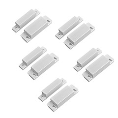 5 kpl / leveä magneettinen kosketusnokka kytkin johdotettu oviikkuna avoin hälytysanturin kytkin normaali suljettu 5 kpl / leveä magneettinen kosketusnokka kytkin johdotettu oviikkuna avoin hälytysanturin kytkin normaali suljettu