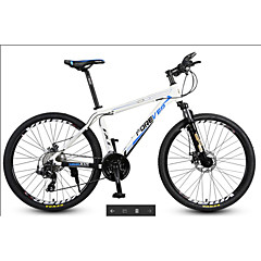 Mountain Bike Cycling 27 Speed 26 Inch/700CC MICROSHIFT 24 Double Disc Brake Suspension Fork Aluminium Alloy FrameOrdinary/Standard